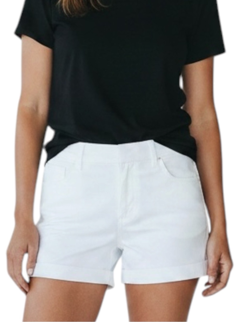 7th AVENUE DESIGN STUDIO NY & CO Shorts in Bright White Size 18 — NWT!!! - Picture 12 of 13